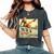 Pinup Girl Wings Vintage Poster Ww2 Women's Oversized Comfort T-Shirt Pepper