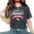 Promoted To Mommy Est 2024 New Mom First Mommy Women's Oversized Comfort T-Shirt Pepper