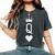Queen Of Hearts Playing Card Vintage Crown Women's Oversized Comfort T-Shirt Pepper