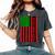 Registered Nurse Unia Flag Pan African American Flag 1865 Women's Oversized Comfort T-Shirt Pepper