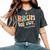 Retro Bruh We Out Para Off Duty Teacher Last Day Of School Women's Oversized Comfort T-Shirt Pepper