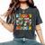 Retro Last Day Of School Schools Out For Summer Teacher Women's Oversized Comfort T-Shirt Pepper