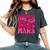 Somebody's Fine As Baby Mama Saying Groovy Women's Oversized Comfort T-Shirt Pepper