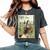 St Clare Of Assisi Italian Catholic Saint Light Women's Oversized Comfort T-Shirt Pepper