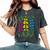 Subtle Pansexual Pride Pan Pride Wildflower Cottagecore Women's Oversized Comfort T-Shirt Pepper