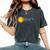 Sun-Moon-Earth 40824 Total Solar Eclipse 2024 Men Women's Oversized Comfort T-Shirt Pepper