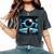 Total Solar Eclipse 2024 Girl Cat Eclipse Women's Oversized Comfort T-Shirt Pepper