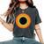 Total Solar Eclipse Mandala Sun Women's Oversized Comfort T-Shirt Pepper