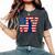 Vintage New York City Usa Flag Graphic New York City Women's Oversized Comfort T-Shirt Pepper