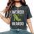 Weirdo With A Beardo Women's Oversized Comfort T-Shirt Pepper