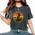 Wild Flowers And Wild Horses Vintage Sunset Country Cowgirl Women's Oversized Comfort T-Shirt Pepper
