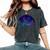 Wolf Howling Moon Love Wolves Cosmic Space Galaxy Girl Women's Oversized Comfort T-Shirt Pepper