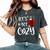 Women's Christmas Let's Get Cozy Christmas Women's Oversized Comfort T-Shirt Pepper