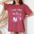 7Th Bday Rolling Into 7 Birthday Girl Roller Skate Party Women's Oversized Comfort T-Shirt Crimson