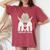 This Ain’T Texas Cowgirl Queen Bee Silhouette Texas Holdem Women's Oversized Comfort T-Shirt Crimson