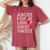 Alphabet Abc I Love You Valentine Day Baby Girl Toddler Women's Oversized Comfort T-Shirt Crimson
