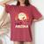 Arizona Roadrunner State Of Arizona Cactus Women's Oversized Comfort T-Shirt Crimson