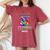 Autism Rainbow Sloth Seeing The World From Different Angle Women's Oversized Comfort T-Shirt Crimson