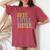 Best Little Sister Ever Little Sister Women's Oversized Comfort T-Shirt Crimson