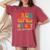 Bruh We Out 5Th Fifth Grade Squad Retro Last Day Of School Women's Oversized Comfort T-Shirt Crimson