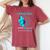 Butterfly For My Daughter Support Cervical Cancer Awareness Women's Oversized Comfort T-Shirt Crimson