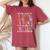 Childcare Teacher Negotiate With Toddlers Daycare Provider Women's Oversized Comfort T-Shirt Crimson