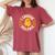 I Choose Violence Duck Cute Women's Oversized Comfort T-Shirt Crimson