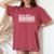 Create Your Own Sunshine Motivational Quote Retro Vintage Women's Oversized Comfort T-Shirt Crimson