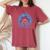 Cute Autism Mom Autism Awareness Be Kind Support Women's Oversized Comfort T-Shirt Crimson