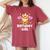 Cute Birthday Girl Tiger Women's Oversized Comfort T-Shirt Crimson