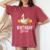 Cute Chicken Birthday Girl Women's Oversized Comfort T-Shirt Crimson