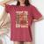 Dare To Explore Fall Women's Oversized Comfort T-Shirt Crimson