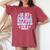 In My Double Digits Era 10 Year Old Girl 10Th Birthday Women's Oversized Comfort T-Shirt Crimson