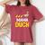 Ducks Duck Lover Mama Duck Women's Oversized Comfort T-Shirt Crimson