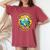 Earth Day Everyday Sunflower Environment Recycle Earth Day Women's Oversized Comfort T-Shirt Crimson