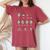 Easter Eggs Math Fractions Nerd Teacher Women Women's Oversized Comfort T-Shirt Crimson