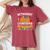 Retirement Class Of 2025 Countdown In Progress Teacher Women's Oversized Comfort T-Shirt Crimson