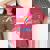 This Girl Glows Cute Girl Woman Tie Dye 80S Party Team Women's Oversized Comfort T-Shirt Crimson