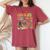 God's Rock Solid Breaker Rock Beach Vbs 2024 Christian Women's Oversized Comfort T-Shirt Crimson