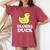 Grandma Duck Mama Rubber Duck Lover Women's Oversized Comfort T-Shirt Crimson