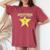 Hollywood Walk Of Shame Cool Sarcastic Humor Star Women's Oversized Comfort T-Shirt Crimson