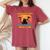 Husband And Wife Travel Partners For Life Beach Traveling Women's Oversized Comfort T-Shirt Crimson