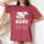 Mama Bear Mom S For Softball Game Women's Oversized Comfort T-Shirt Crimson