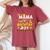 Mama Of The Birthday Boy Construction Worker Bday Party Women's Oversized Comfort T-Shirt Crimson