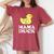 Mama Duck Mother Bird Women's Oversized Comfort T-Shirt Crimson