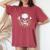 Mechanic Wrench Gear Skull For Women Women's Oversized Comfort T-Shirt Crimson