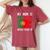 My Mom Is Portuguese Nothing Scares Me Vintage Portugal Flag Women's Oversized Comfort T-Shirt Crimson