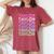 Retro First Name Taylor Girl Boy Surname Repeated Pattern Women's Oversized Comfort T-Shirt Crimson