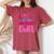 Sister Of The Birthday Girl Family Matching Women's Oversized Comfort T-Shirt Crimson