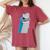 Snack Attack Shark Women's Oversized Comfort T-Shirt Crimson